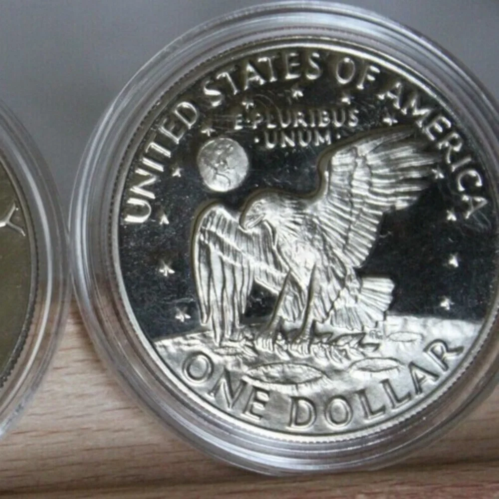 1973 S Proof Deep Cameo Eisenhower Dollar  1 Coin